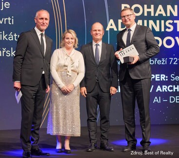 Smíchov City wins prestigious awards in the Building of the Year 2024 and Best of Realty competitions