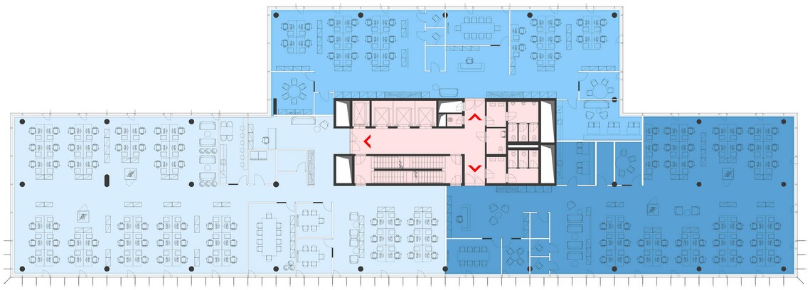 3 tenants – open space