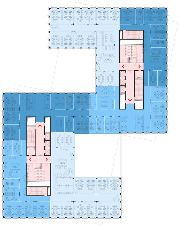 6 tenants – closed offices