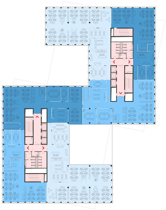 6 tenants – open space