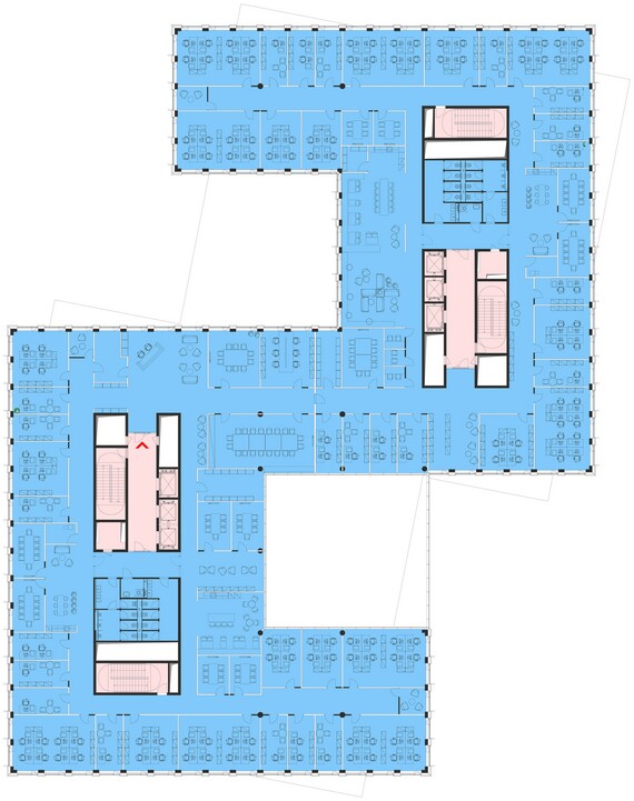 1 tenant – closed offices